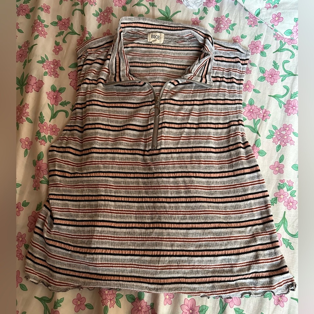 Striped Sleeveless Shirt